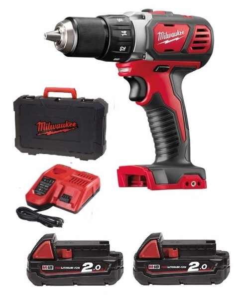 WIERTARKO-WKRĘTARKA AKUMULATOROWA M18BDD-202C 2*2.0AH MILWAUKEE WIERTARKO-WKRĘTARKA AKUMULATOROWA M18BDD-202C 2*2.0AH MILWAUKEE