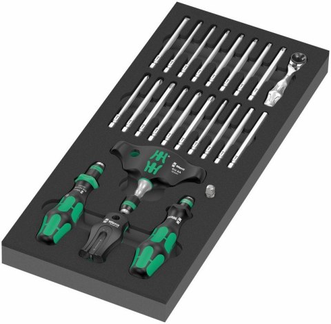 WKŁADKA PIANKOWA 9752 KRAFTFORM KOMPAKT BITY+GRZECHOTKA 24CZ WERA WKŁADKA PIANKOWA 9752 KRAFTFORM KOMPAKT BITY+GRZECHOTKA 24CZ WERA