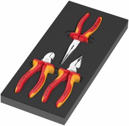 WKŁADKA PIANKOWA 9784 ZESTAW SZCZYPIEC SET VDE 1 3CZ. WERA