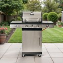 GRILL GAZOWY 3+1 STAL NIERDZEWNA 9,3KW BLAUPUNKT