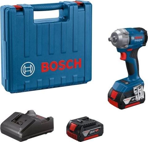 KLUCZ UDAROWY AKUMULATOROWY 1/2'' GDS 18V-350 2*4.0AH BOSCH KLUCZ UDAROWY AKUMULATOROWY 1/2'' GDS 18V-350 2*4.0AH BOSCH