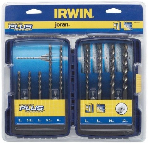 KOMPLET WIERTEŁ DO BETONU MTC SPDH PLUS 9 SZTUK IRWIN KOMPLET WIERTEŁ DO BETONU MTC SPDH PLUS 9 SZTUK IRWIN