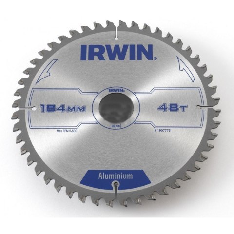 PIŁA SPIEKOWA DO ALUMINIUM CSB 184*30MM/48T IRWIN PIŁA SPIEKOWA DO ALUMINIUM CSB 184*30MM/48T IRWIN