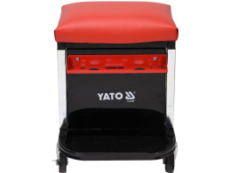 YATO | TABORET WARSZTATOWY Z 2 SZUFLADAMI | WYGODNY, MOBILNY, SOLIDNY