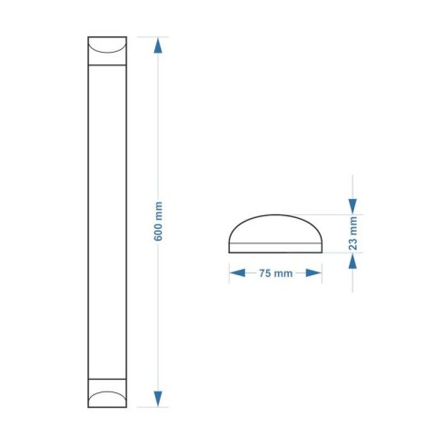 OPRAWA SUFITOWA 220-240V 18W 4000K 1500LM 60CM UN OPRAWA SUFITOWA 220-240V 18W 4000K 1500LM 60CM UN