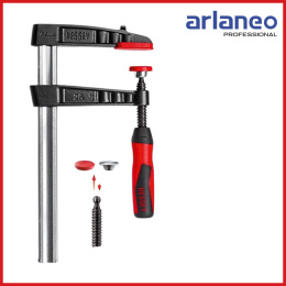 ŚCISK STOLARSKI ŚRUBOWY TG 200/100MM BESSEY ŻELIWNY