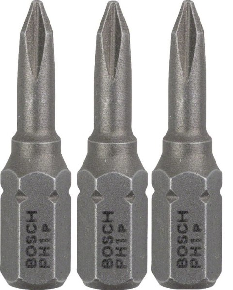 BIT, GROT, KOŃCÓWKA PH1 EH 25MM 3 SZT. BOSCH BIT, GROT, KOŃCÓWKA PH1 EH 25MM 3 SZT. BOSCH