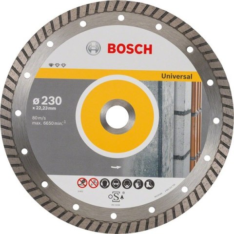 TARCZA DIAMENTOWA UNIWERSALNA TURBO 230*22 BOSCH TARCZA DIAMENTOWA UNIWERSALNA TURBO 230*22 BOSCH