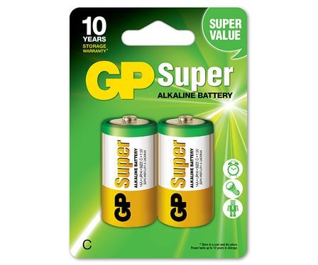 BATERIA SUPER ALKALINE LR14 C 1.5V 2 SZTUKI GP BATTERY BATERIA SUPER ALKALINE LR14 C 1.5V 2 SZTUKI GP BATTERY