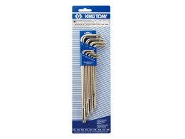 KOMPLET IMBUSÓW TORX 9 SZTUK T10 - T50 KING TONY