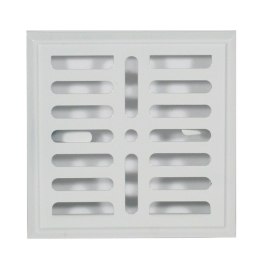 KRATKA METALOWA MALOWANA 14*14CM BIAŁA UN