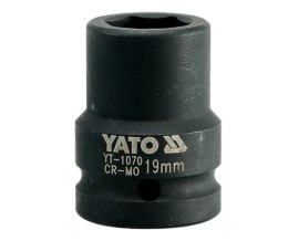 NASADKA KRÓTKA UDAROWA 6-KĄTNA 3/4'' 19MM YATO