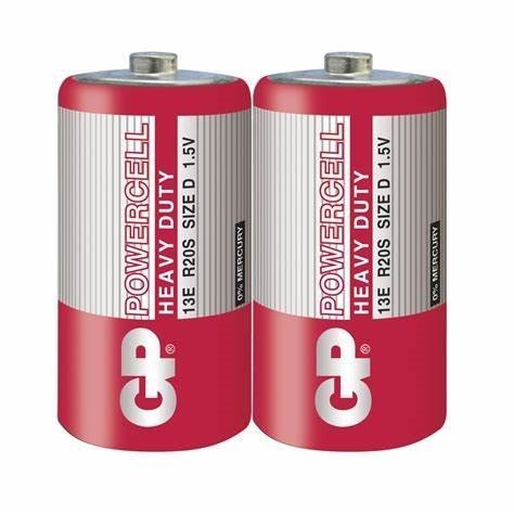 BATERIA POWERCELL 1.5V R20 D 2 SZTUKI GP BATTERY BATERIA POWERCELL 1.5V R20 D 2 SZTUKI GP BATTERY
