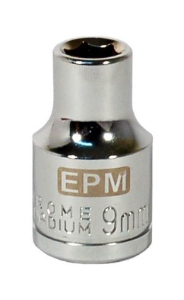 NASADKA KRÓTKA 1/2'' 6-KĄTNA CHROMOWANA 9MM EPM