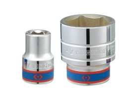 NASADKA KRÓTKA 6-KĄTNA CHROMOWANA 3/4'' 29MM KING TONY