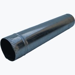 RURA PIECOWA CZARNA 1MB Z BLACHY 1MM 100MM UN