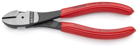 SZCZYPCE TNĄCE BOCZNE O ZWIĘKSZONYM PRZEŁOŻENIU 160MM KNIPEX SZCZYPCE TNĄCE BOCZNE O ZWIĘKSZONYM PRZEŁOŻENIU 160MM KNIPEX