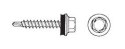WKRĘT SAMOWIERTNY 4.8*55MM RAL 9010 UN