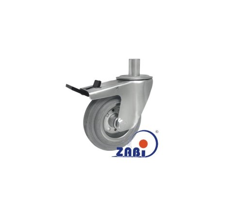 KOŁO METAL-GUMA 125MM OBUDOWA Z TRZPIENIEM+HAMULEC 26MSH*24 ZABI KOŁO METAL-GUMA 125MM OBUDOWA Z TRZPIENIEM+HAMULEC 26MSH*24 ZABI