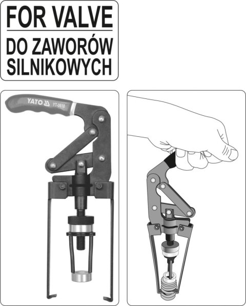 PRZYRZĄD DO DEMONTAŻU ZAWORÓW SILNIKOWYCH YATO PRZYRZĄD DO DEMONTAŻU ZAWORÓW SILNIKOWYCH YATO