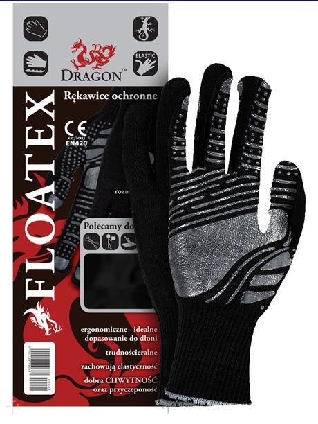 RĘKAWICE BAWEŁNA+POLIESTER, POWLEKANE FLOATEX 9 UN RĘKAWICE BAWEŁNA+POLIESTER, POWLEKANE FLOATEX 9 UN