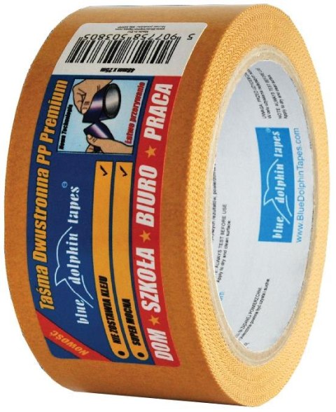 TAŚMA DWUSTRONNA PP SUPER PRZERYWANIE 48MM*25M XL-TAPE TAŚMA DWUSTRONNA PP SUPER PRZERYWANIE 48MM*25M XL-TAPE
