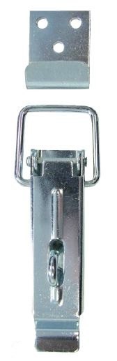 ZAMKNIĘCIE DO SKRZYŃ OCYNKOWANE Z HAKIEM TYPU C 82*18MM HSI ZAMKNIĘCIE DO SKRZYŃ OCYNKOWANE Z HAKIEM TYPU C 82*18MM HSI