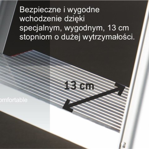 DRABINA SDOMUS05 ALUMINIOWA PROFESJONALNA 5 ST. DRABINA SDOMUS05 ALUMINIOWA PROFESJONALNA 5 ST.