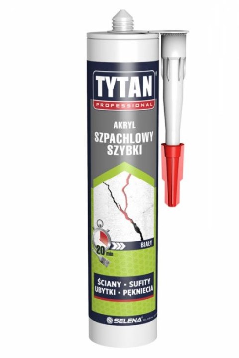 AKRYL SZPACHLOWY SZYBKI LEKKI TYTAN PROFESSIONAL 280ML BIAŁY TYTAN AKRYL SZPACHLOWY SZYBKI LEKKI TYTAN PROFESSIONAL 280ML BIAŁY TYTAN