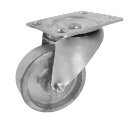 KOŁO ALUMINIOWE 100MM OBUDOWA SKRĘTNA A12 UN