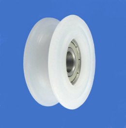 ROLKA Z TWORZYWA 45MM ŁOŻYSKOWANA, NA LINKĘ C45/10Ł UN