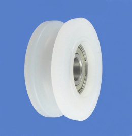 ROLKA Z TWORZYWA 45MM ŁOŻYSKOWANA, NA LINKĘ C45/6Ł UN