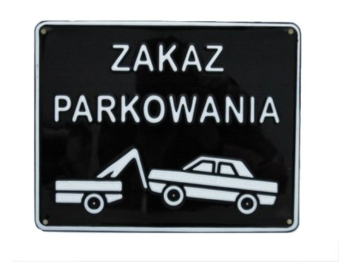 TABLICA 23*29CM ZAKAZ PARKOWANIA UN TABLICA 23*29CM ZAKAZ PARKOWANIA UN