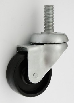 KOŁO MEBLOWE Z TWORZYWA 50MM OBUDOWA Z TRZPIENIEM M54B UN