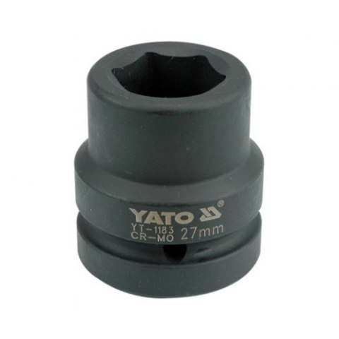 NASADKA KRÓTKA UDAROWA 6-KĄTNA 1'' 27MM YATO NASADKA KRÓTKA UDAROWA 6-KĄTNA 1'' 27MM YATO