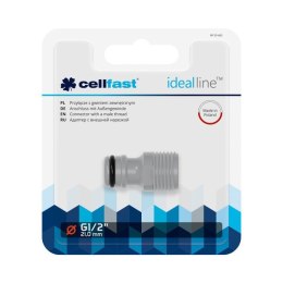 PRZYŁĄCZE Z GWINTEM ZEWNĘTRZNYM 1/2'' CELL-FAST