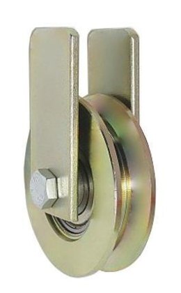 ROLKA METALOWA 79MM ŁOŻYSKOWANA NA TEOWNIK+UCHWYT RJTM-79-22 UN