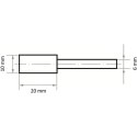 ŚCIERNICA TRZPIENIOWA MK 46 N V10 10*20*6 LUKAS
