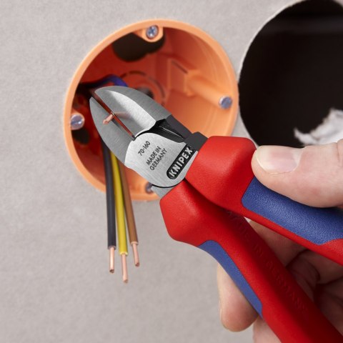 SZCZYPCE TNĄCE BOCZNE 160MM, POWLEKANE KNIPEX SZCZYPCE TNĄCE BOCZNE 160MM, POWLEKANE KNIPEX