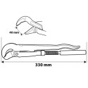 KLUCZ DO RUR NASTAWNY ''S'' 330MM 1'' NEO