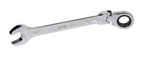 KLUCZ PŁASKO-OCZKOWY Z GRZECHOTKĄ UCHYLNY 14 MM EPM KLUCZ PŁASKO-OCZKOWY Z GRZECHOTKĄ UCHYLNY 14 MM EPM