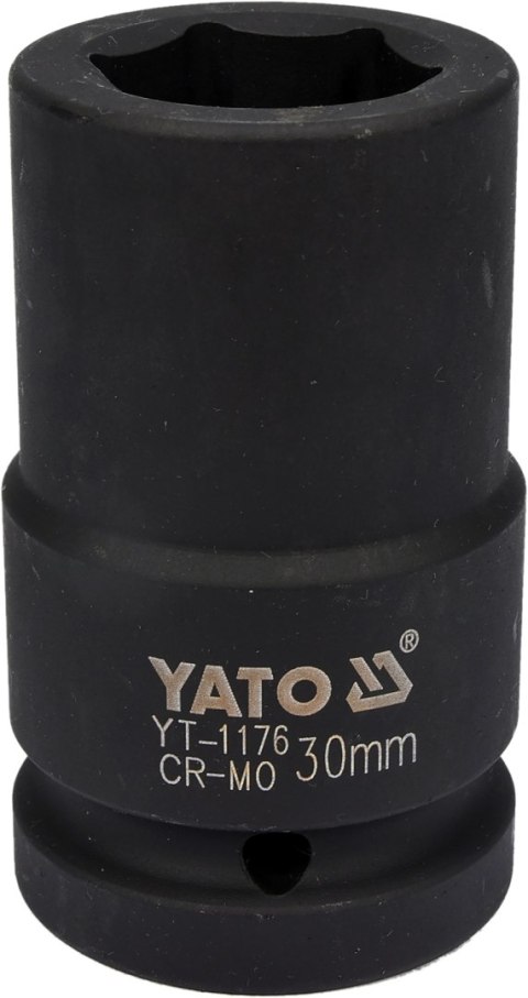 NASADKA DŁUGA UDAROWA 6-KĄTOWA 1'' 30MM YATO NASADKA DŁUGA UDAROWA 6-KĄTOWA 1'' 30MM YATO