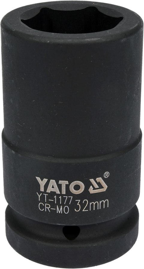 NASADKA DŁUGA UDAROWA 6-KĄTOWA 1'' 32MM YATO NASADKA DŁUGA UDAROWA 6-KĄTOWA 1'' 32MM YATO