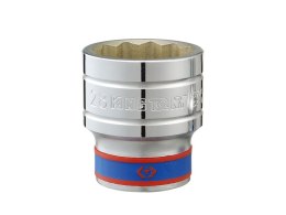 NASADKA KRÓTKA 12-KĄTNA CHROMOWANA 1/2'' 9MM KING TONY