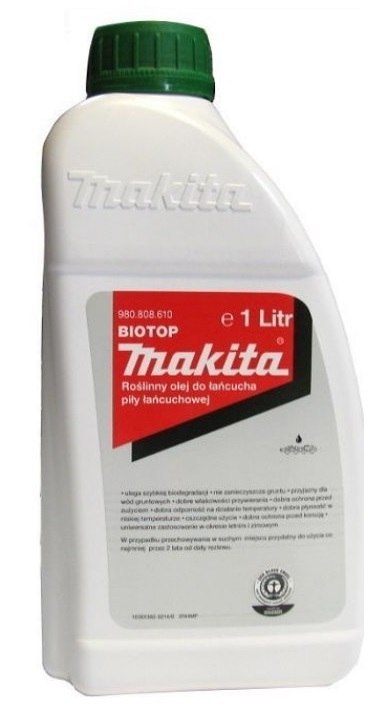 OLEJ DO SMAROWANIA ŁAŃCUCHA 1L BIOTOP MAKITA OLEJ DO SMAROWANIA ŁAŃCUCHA 1L BIOTOP MAKITA