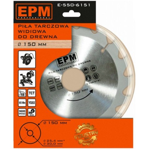 PIŁA SPIEKOWA 150MM 40 ZĘBÓW EPM PIŁA SPIEKOWA 150MM 40 ZĘBÓW EPM