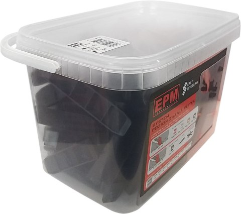 SYSTEM UKŁADANIA PŁYTEK EASY LEVELING 50 KLIN+ 100 KLIPS 1MM EPM SYSTEM UKŁADANIA PŁYTEK EASY LEVELING 50 KLIN+ 100 KLIPS 1MM EPM