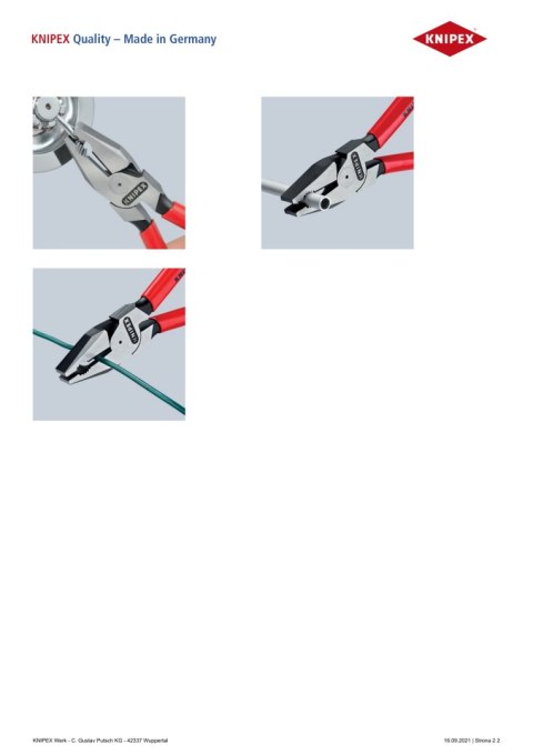 SZCZYPCE UNIWERSALNE 200MM KNIPEX SZCZYPCE UNIWERSALNE 200MM KNIPEX