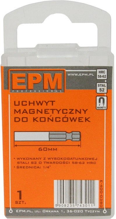 UCHWYT MAGNETYCZNY DO KOŃCÓWEK 1/4 EPM UCHWYT MAGNETYCZNY DO KOŃCÓWEK 1/4 EPM