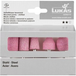 ZESTAW ŚCIERNIC TRZPIENIOWYCH LUKAS DO STALI LUKAS